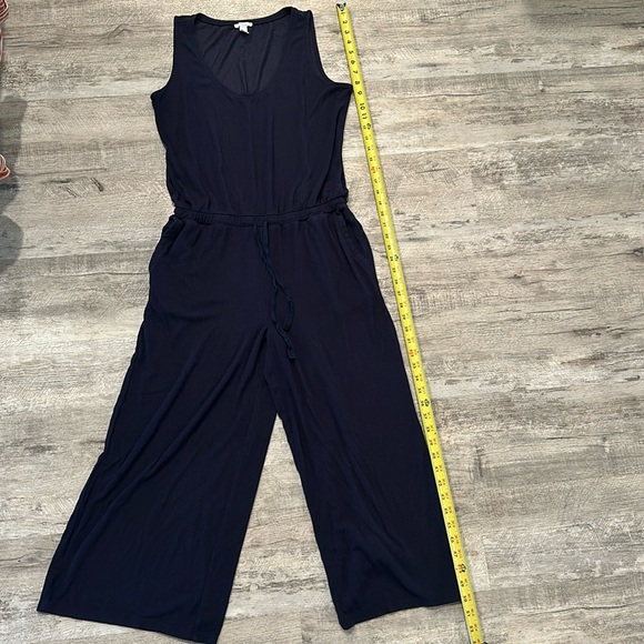Daily Ritual Navy Blue Romper - Picture 1 of 6